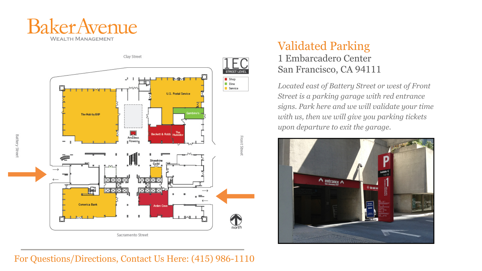 BakerAvenue Parking Instructions